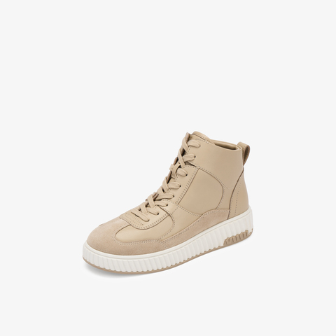 73hours女鞋融化奶油2025冬季新品夹带圆头厚底马丁靴