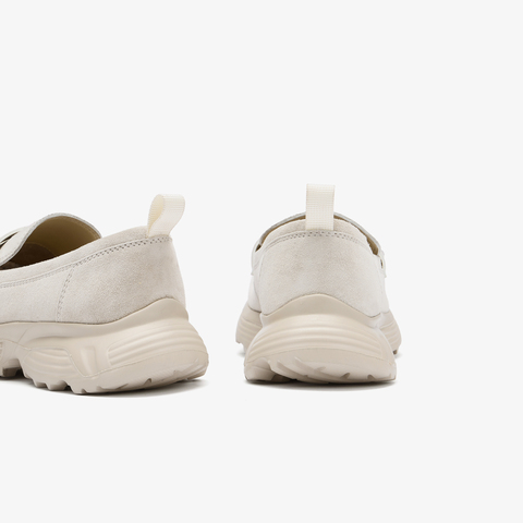 73hours女鞋秋日频道2025秋季新品纯色厚底圆头乐福鞋