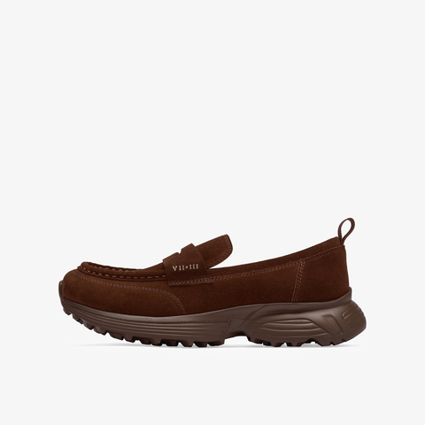 73hours女鞋秋日频道2025秋季新品纯色厚底圆头乐福鞋