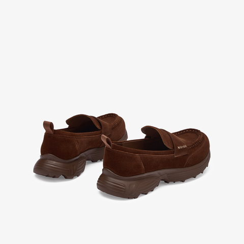 73hours女鞋秋日频道2025秋季新品纯色厚底圆头乐福鞋