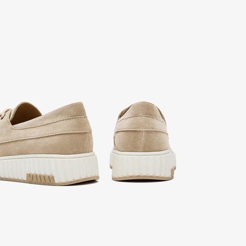 73hours女鞋大地色彩2025秋季新品平底系带纯色