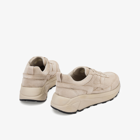 73hours女鞋舒适定义2025秋季新品纯色系带厚底休闲鞋