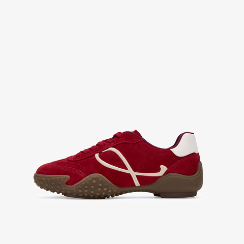 73hours女鞋俏皮节奏2025秋季新品系带拼色圆头德训鞋