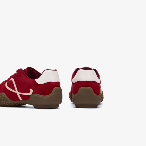 73hours女鞋俏皮节奏2025秋季新品系带拼色圆头德训鞋