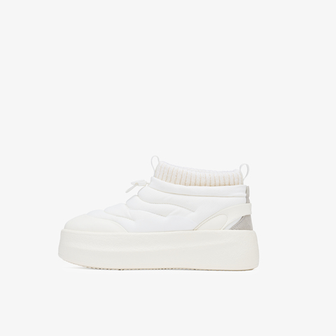 73hours女鞋温暖前调2025冬季新品厚底圆头短筒雪地靴