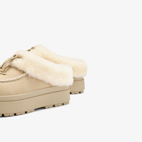 73hours女鞋厚芝士2025秋季新款圆头厚底摸勃肯鞋