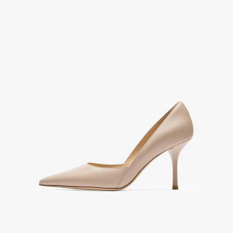 73hours女鞋名场面2026春季新品纯色尖头细跟高跟鞋