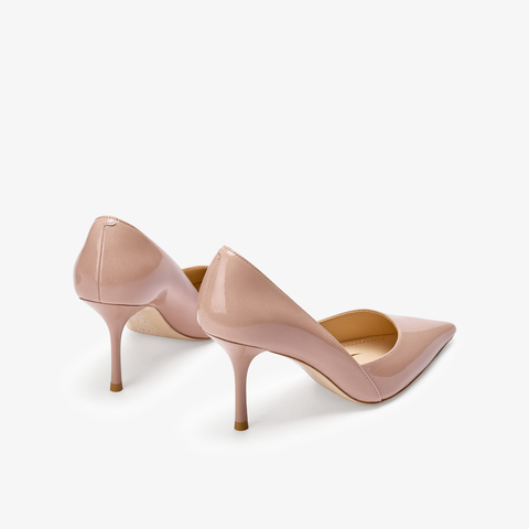 73hours女鞋名场面2026春季新品纯色尖头细跟高跟鞋