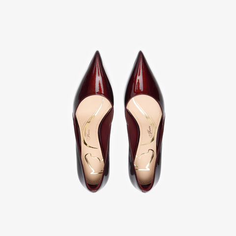 73hours女鞋名场面2026春季新品纯色尖头细跟高跟鞋