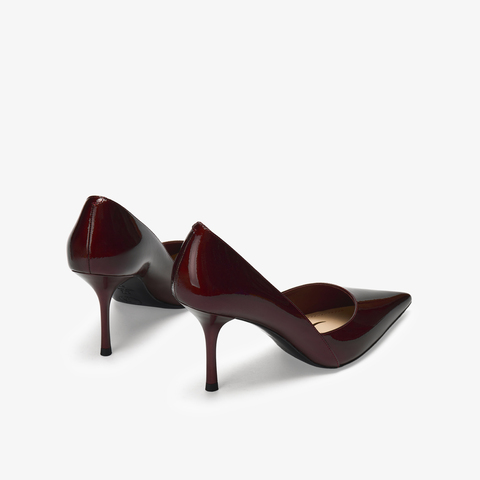 73hours女鞋名场面2026春季新品纯色尖头细跟高跟鞋