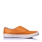 Hush Puppies/暇步士春季专柜同款橙色牛皮套脚时尚运动风男休闲鞋板鞋W1L01AM6