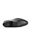 Hush Puppies/暇步士2018秋季新款专柜同款黑色牛皮革商务男皮鞋正装鞋T1A05CM8