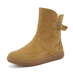 Hush Puppies/暇步士二层牛皮革女休闲靴R1K04DZ8