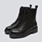 暇步士马丁靴女靴2020冬新系带拉链真皮简约中跟短靴女D1U11DZ0