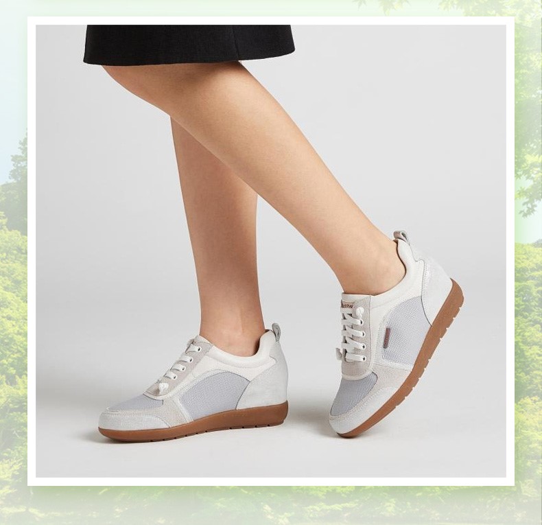 商场同款暇步士2021年春季时尚女鞋透气内增高休闲鞋b4m04am1