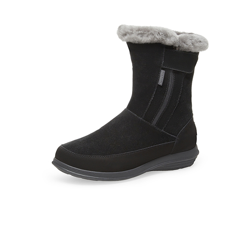 【商场同款】暇步士2022冬新款复古保暖羊毛护踝女休闲雪地靴U2B07DZ2
