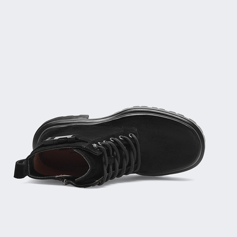 【商场同款】暇步士2022冬新款复古工装马丁靴女皮靴D4E01DD2