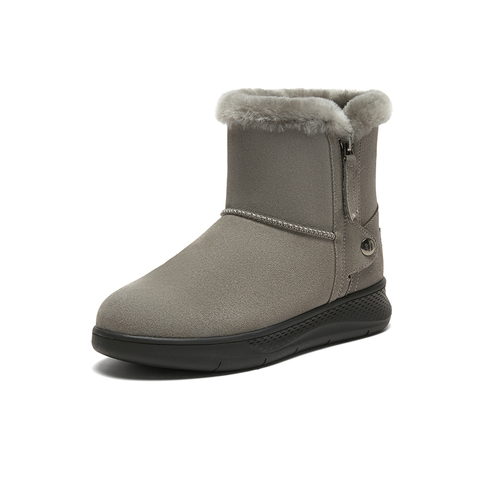 暇步士商场同款2023冬新款保暖羊毛雪地靴女休闲靴B6P11DD3