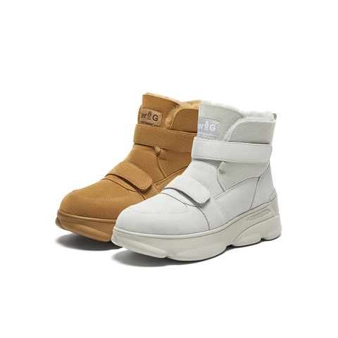 暇步士商场同款2024冬新款保暖内里雪地靴女休闲短靴HZ945DD4