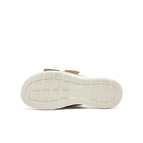 暇步士商场同款2025夏新款厚底外穿女皮凉鞋B7S06BT5