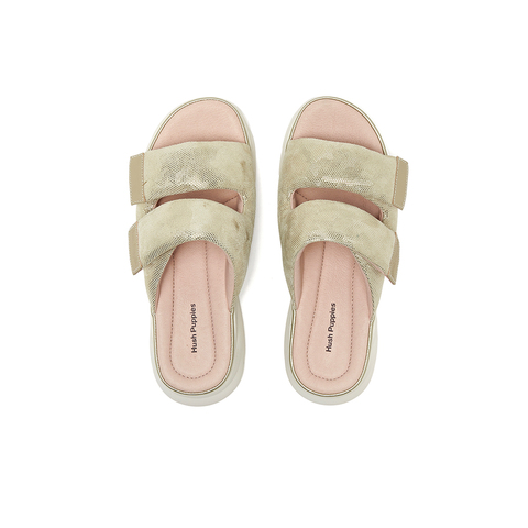 暇步士商场同款2025夏新款厚底外穿女皮凉鞋B7S06BT5