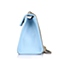 BELLE/百丽箱包春季蓝色细纹人造革女手袋11417AX6