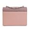 BELLE/商场同款粉色亮线布配人造革时尚单肩包X4115BN8