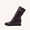 Jipi Japa冬专柜同款羊皮时尚内增高女中靴9TD21DS8