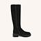 Jipi Japa冬季专柜同款黑色布面长靴女皮靴C1401DG8
