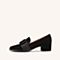 Jipi Japa秋季专柜同款黑色羊绒皮革女皮单鞋C1101CM8
