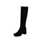 Jipi Japa冬专柜同款绒面时尚袜靴粗跟女靴E1201DG8