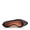 JoyPeace真美诗秋季专柜同款黑粉/黑色低跟女单鞋YNG09CQ7