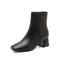 JoyPeace/真美诗2021冬季新款商场同款纯色方头时装靴161-1DD1