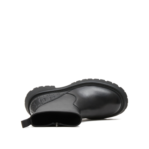 JoyPeace/真美诗2022冬季新款商场同款圆头厚底时装靴10811DZ2