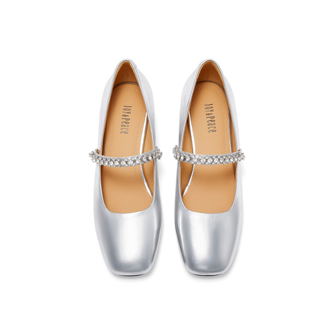 真美诗半糖主义2023秋季水钻复古玛丽珍单鞋03912CQ3