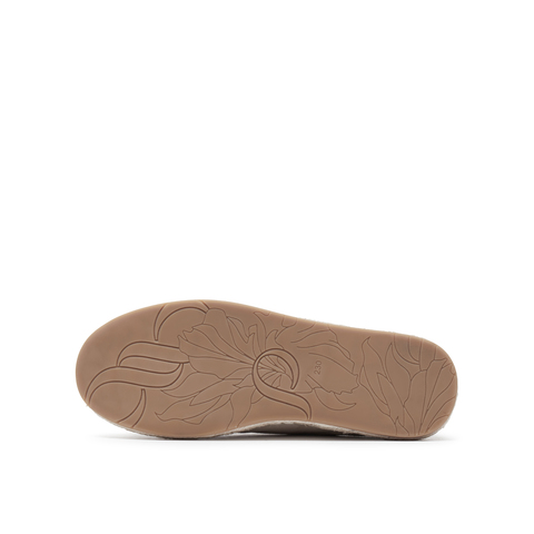 真美诗2025春季新款贴膜羊皮两穿编织渔夫德训鞋女68081AM5