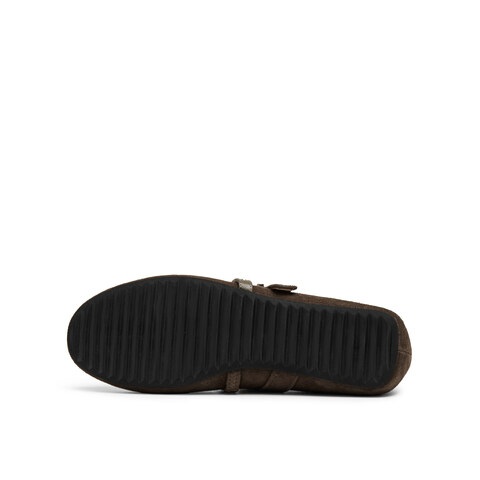 真美诗2025年秋季新款软糯朋克风平底牛皮玛丽珍女鞋80606CQ5