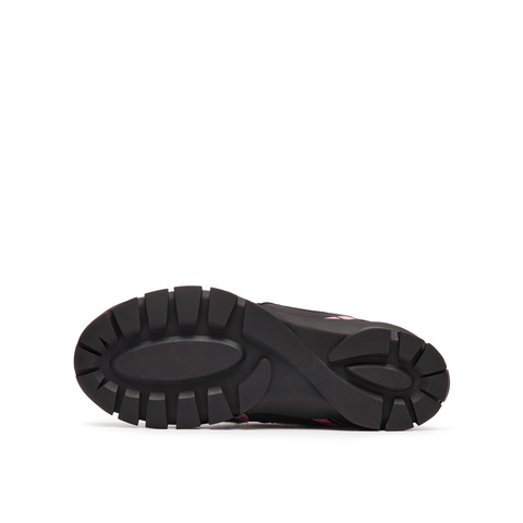 真美诗2025年秋季新款美式复古撞色拼接牛绒皮运动休闲鞋06701CM5