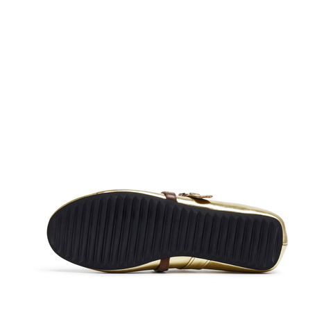 真美诗2025年秋季新款软糯朋克风平底牛皮玛丽珍女鞋80606CQ5