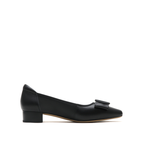 真美诗2025秋季新款商场同款粗跟饰扣浅口单鞋10883CQ5