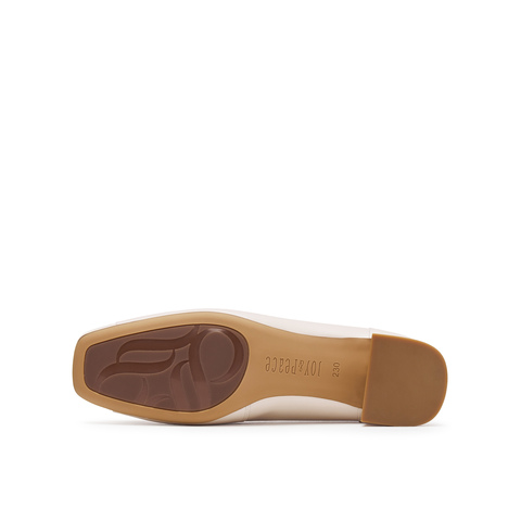 真美诗2025秋季新款树脂方扣简约气质复古单鞋女10162CQ5