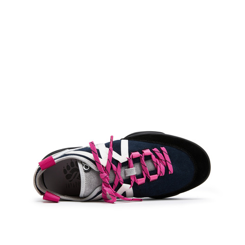 真美诗2025年秋季新款山系户外风攀岩休闲牛剖层革女鞋56219CM5