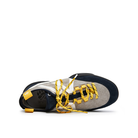 真美诗2025年秋季新款山系户外风攀岩休闲牛剖层革女鞋56219CM5