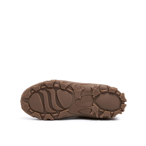 真美诗2025年冬季新款山系户外风厚底牛剖层革雪地女靴41273DD5