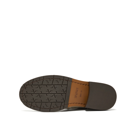 真美诗2025年冬季新款摇滚朋克风荔枝纹理羊皮革马丁靴Z238PDZ5