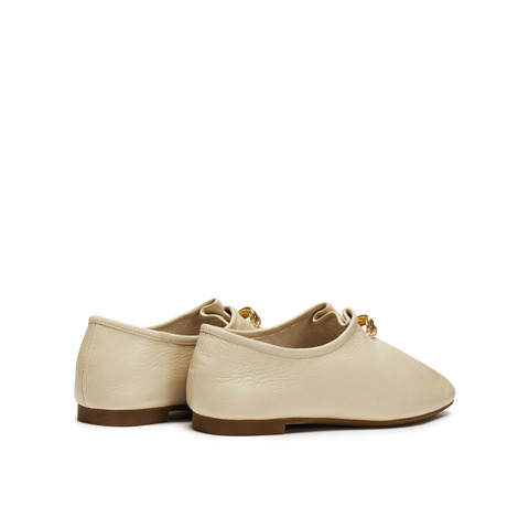 真美诗2025年秋季新款老钱风舒适柔软羊皮革奶奶鞋单鞋女ZB293CA5