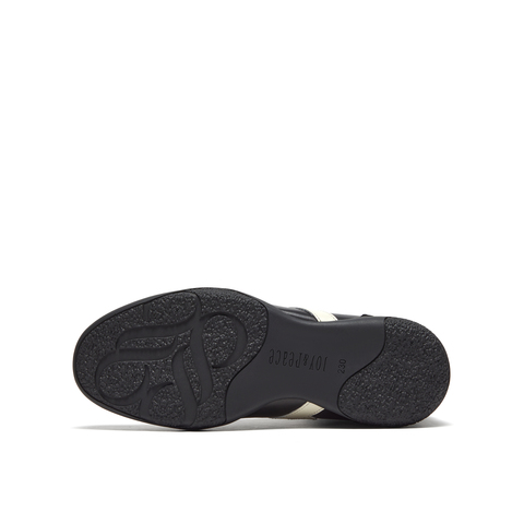 真美诗2025年冬季新款简约黑白撞色舒适运动靴YEC26DZ5