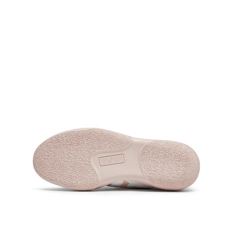 真美诗2025秋季新款羊皮革布面舒适芭蕾风运动鞋女YZM08CM5