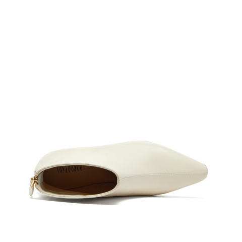 真美诗2025年冬季新款低调雅致纯色羊皮革时装女靴S345PDD5