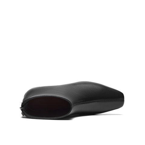 真美诗2025年冬季新款舒适软糯简约纯色羊皮革时装靴871L1DD5